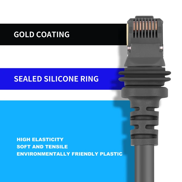 Starlink Gen 3 Uydu Ethernet Kablosu 9.2 Metre - 7
