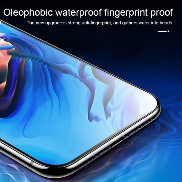 iPhone 16 Plus Uyumlu Yüksek Alüminyum Büyük Kavisli Tam Ekran Temperli Cam - 6