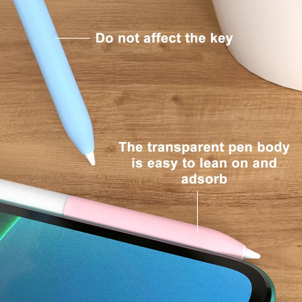 Xiaomi Stylus Kalem 2 İçin Siyah Şeffaf Silikon Koruyucu Kılıf - 6