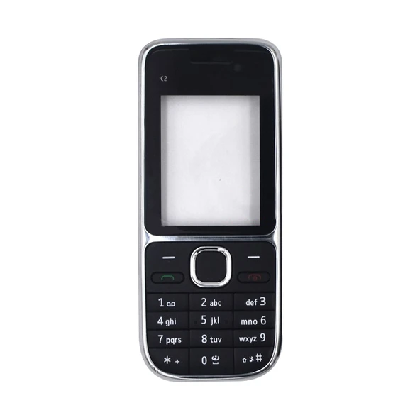 Nokia C2-01 Tam Kasa Kapak Siyah - 2