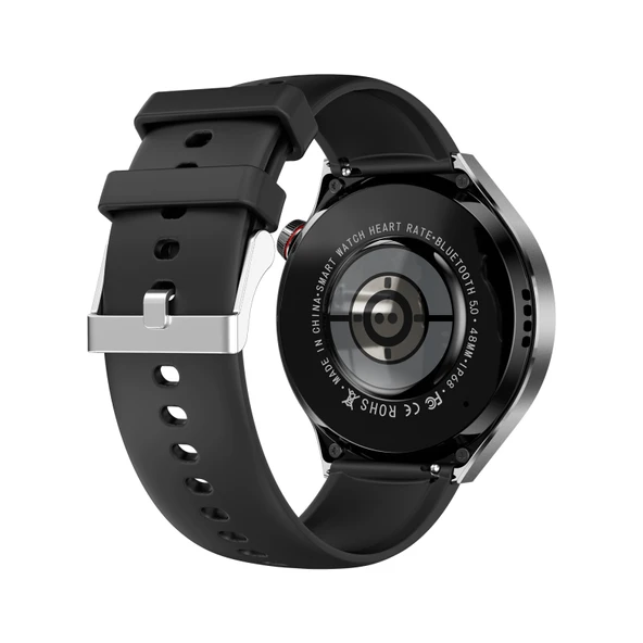 GT4 Akıllı Bileklik 1.53 İnç Akıllı Saat Siyah Bluetooth Arama NFC Nabız Ölçer - 3