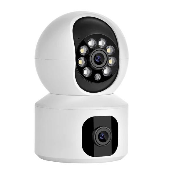 YT66 Çift 2MP Kablosuz Akıllı PTZ Kamera EU Priz - 2