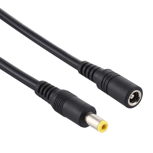 8A 5.5 x 2.5mm Dişi Erkek DC Güç Uzatma Kablosu 1.5 Metre Siyah - 3