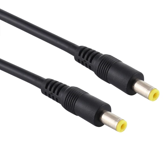 DC Güç Fişi 5.5 x 2.5mm Erkekten Erkeğe Adaptör Kablo Siyah 1 Metre - 3