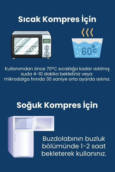 Bluewell TermoJel Yüz Maskesi - Sıcak ve Soğuk Kompres - Yeniden Kullanılabilir - 7
