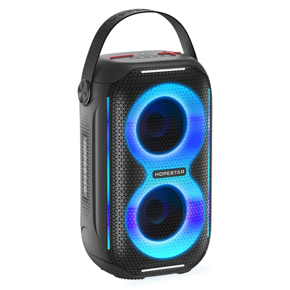Hopestar Party200 Mini Taşınabilir Bluetooth Hoparlör Gri RGB Işıklı