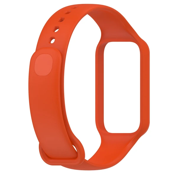 Xiaomi Redmi Band 2 Turuncu Silikon Entegre Saat Kayışı - 3