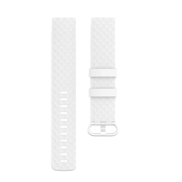 Fitbit Charge 3 SE 3 4 Uyumlu Beyaz TPU Kayış L Beden - 2