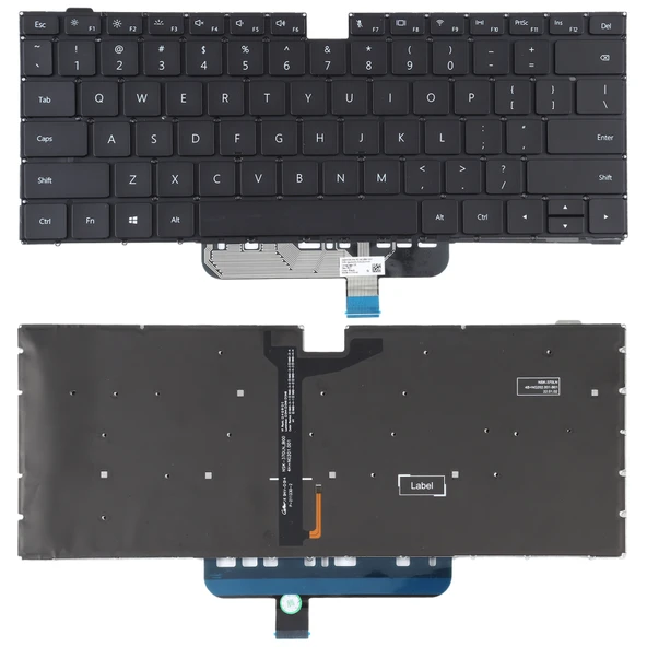 Huawei Matebook D14 D15 US Versiyon Arkadan Aydınlatmalı Klavye