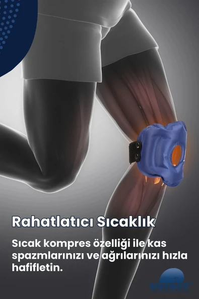 Bluewell TermoJel Dizlik - Sıcak & Soğuk Kompres, Cırt Cırtlı, Kumaş Kaplamalı, Yeniden Kullanılabilir - 2