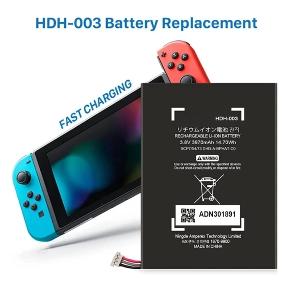 Nintendo Switch Lite HDH-003 3570mAh Batarya Değişimi - 4