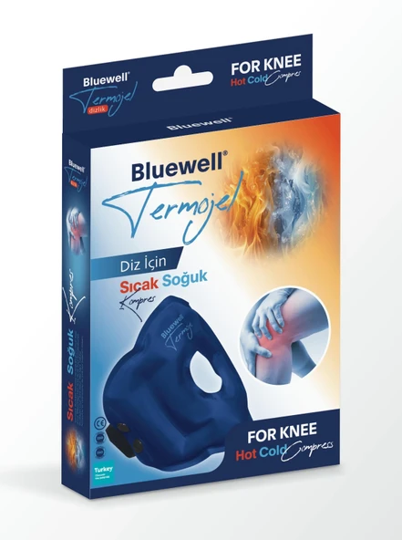 Bluewell TermoJel Dizlik - Sıcak & Soğuk Kompres, Cırt Cırtlı, Kumaş Kaplamalı, Yeniden Kullanılabilir - 7