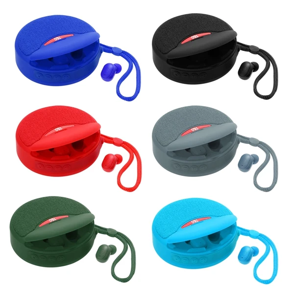 T G TG808 2si1 Arada Mini Kablosuz Bluetooth Hoparlör ve Kulaklık Gri - 10
