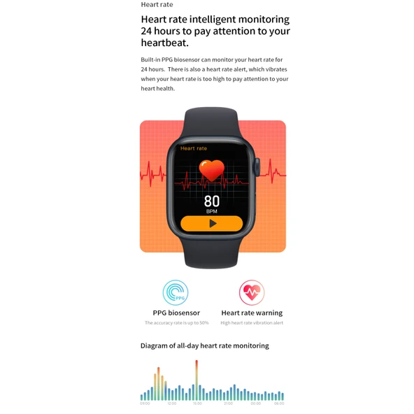 Watch 8 Max 1.85 İnç Kablosuz Şarj Bluetooth Arama NFC Akıllı Saat Gri - 11