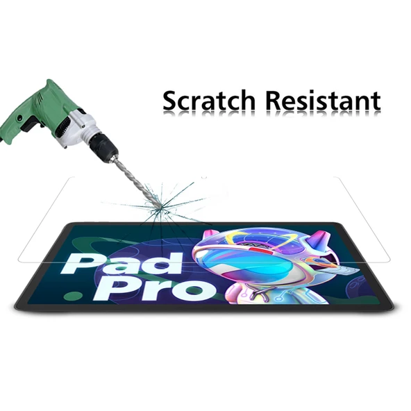 Lenovo Pad Pro 2022 11.2 inç ve Tab P11 Pro Gen 2 11.2 için 25 Adet 9H Sertlikte 0.3mm Patlamaya Dayanıklı Temperli Cam Ekran Koruyucu - 4