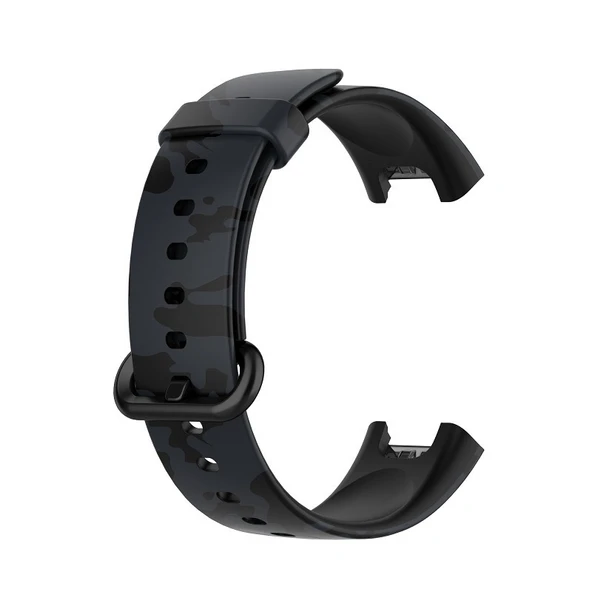 Xiaomi Mi Band 7 Pro Silikon Saat Kayışı Kamuflaj Gri