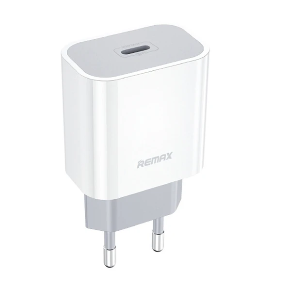 REMAX RP-U79 Hız Serisi 20W USB-C Çoklu Uyumluluk Hızlı Şarj Cihazı EU Fiş Beyaz - 1