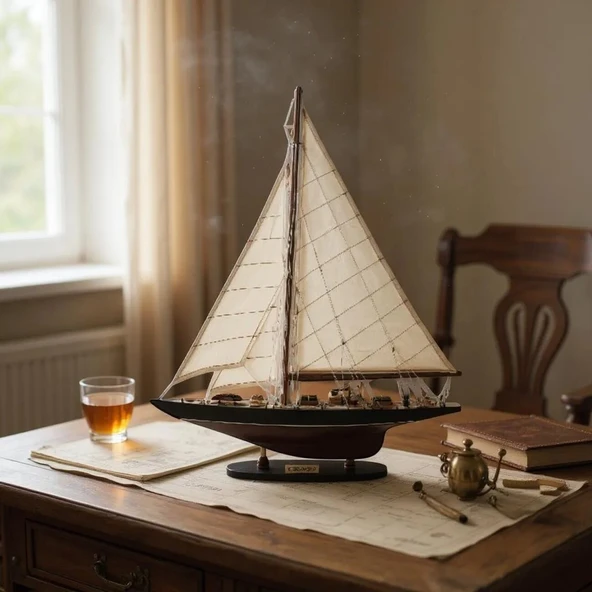 DENİZCİLİK GRUBU-Vietnam Gemiler-ENDEAVOUR-60x11x78 CM-JYT0001P-60 - Resim 3