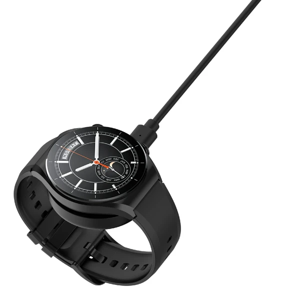 Xiaomi Watch S1 M2108W1 Manyetik Kablosuz Şarj Cihazı 1m Kablo Siyah - 5