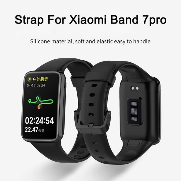 Xiaomi Mi Band 7 Pro TPU Saat Kayışı Yeşil - 3