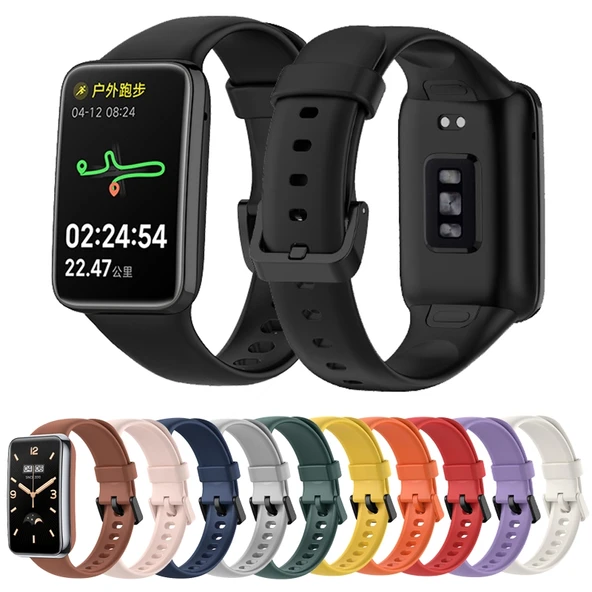 Xiaomi Mi Band 7 Pro TPU Saat Kayışı Yeşil - 5