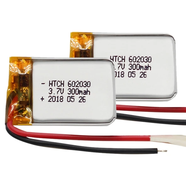 2li 602030 Model 300mAh Li-Polimer Pil Yedeği - 2