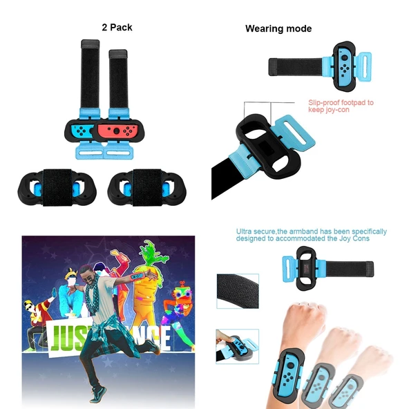 Nintendo Switch Uyumlu JYS 10 in 1 Somatosensory Spor Aksesuar Seti - 7