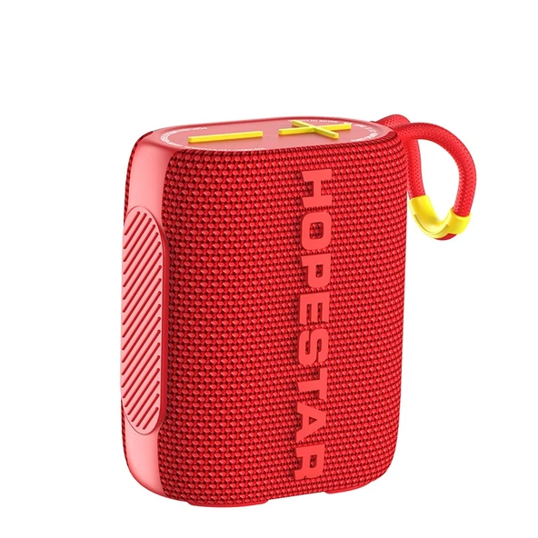 Hopestar H54 Kırmızı RGB Işıklı Su Geçirmez Kablosuz Bluetooth Hoparlör