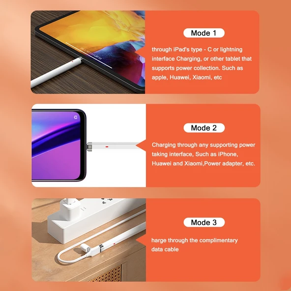 JD50 Bluetooth Aktif Stylus Kalem iPad 2018 ve Sonrası için Avuç İzi Engelleme Özellikli - 3