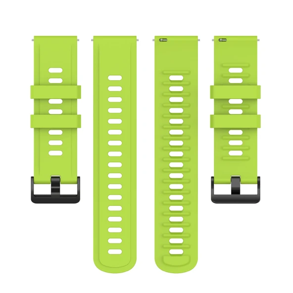 Xiaomi Watch S1 Active ve Watch Color 2 Uyumlu Limon Yeşili Silikon Saat Kayışı - 2