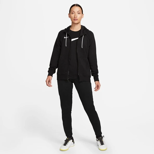 Nike Dry Park 20 Kadın Kapüşonlu Ceket Gri CW6955-010 - 3