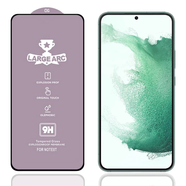 Samsung Galaxy S22 Plus 5G Uyumlu 9H HD Alumina Temperli Cam Ekran Koruyucu 1 Adet