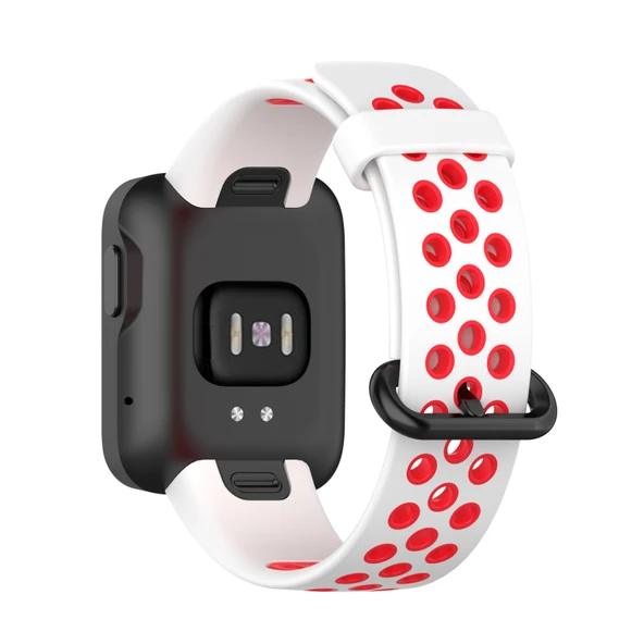 Xiaomi Redmi Watch 2 Mavi Beyaz Silikon Saat Kayışı - 6