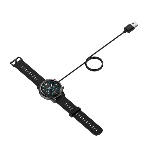 For Boat Watch Flash Akıllı Saat Şarj Kablosu 1 Metre Siyah - 7