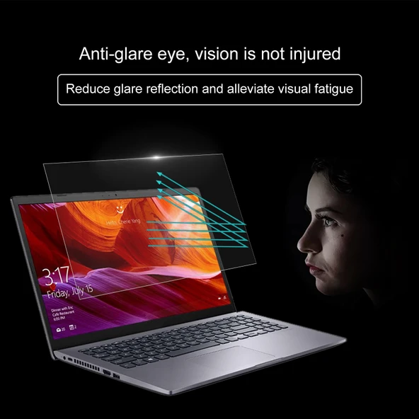 Asus PX574FB8265 15.6 Inç Laptop Ekran HD Temperli Cam Koruyucu Film - 6