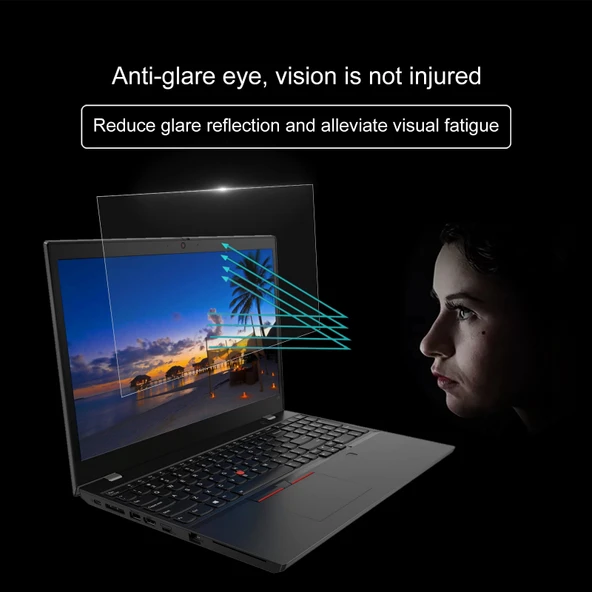 ThinkPad X1 Nano 13.3 Inç Laptop Ekran HD Temperli Cam Koruyucu Film - 6