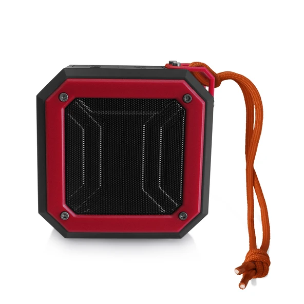 New Rixing NR-103 Mini TWS Bluetooth Hoparlör Kırmızı İpli