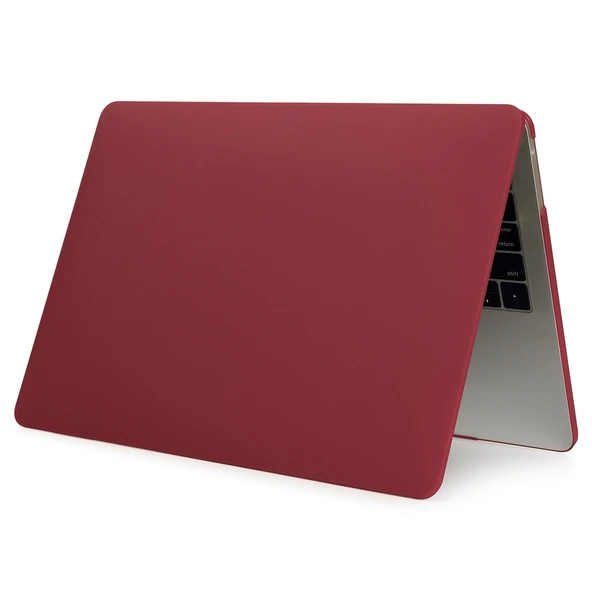 MacBook Pro 16 inç Mat Kılıf Şarap Kırmızısı - 3