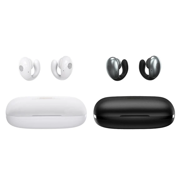 Remax TWS-17 Beyaz Bluetooth 50 Kulak Klipsli Kablosuz Stereo Kulaklık - 2