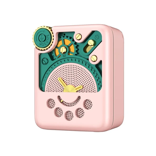 REMAX RB-M53 Mini Akıllı Bluetooth 5.0 Hoparlör Pembe