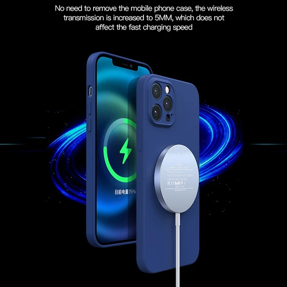 TOTUDESIGN Glory Serisi 15W Maksimum Manyetik Kablosuz Şarj Cihazı Beyaz - 10