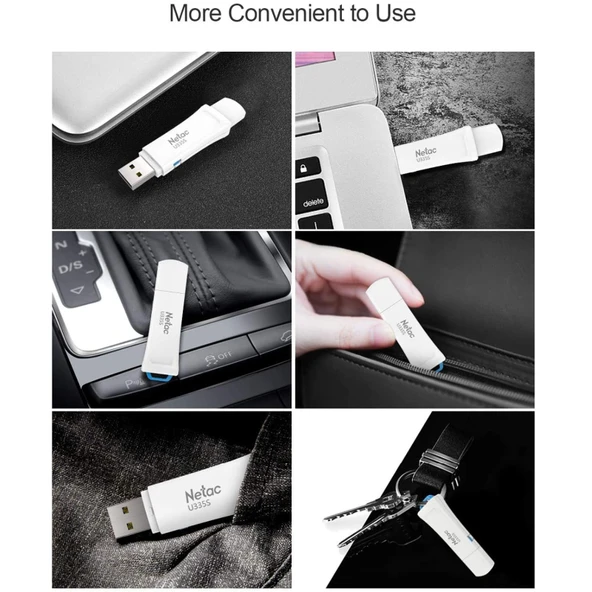 Netac U335S USB 30 Hızlı Antivirüs Yazma Koruması 32GB USB Bellek - 11