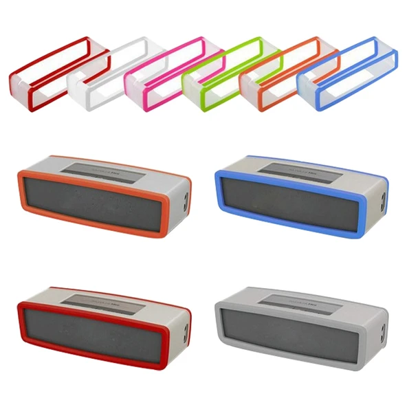 Bose SoundLink Mini 2 Nesil Taşınabilir Bluetooth Hoparlör Silikon Kılıf Siyah - 4