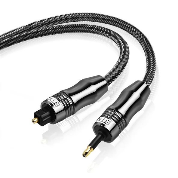 EMK Dijital Optik Ses Kablosu Toslink Mini Toslink 1.5 Metre 6.0mm - 5