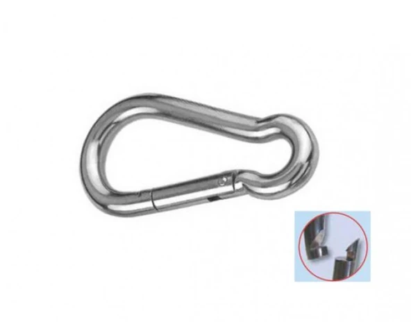 Karabina Yaylı Galvaniz Çelik 4x40 mm 2 Adet - 4