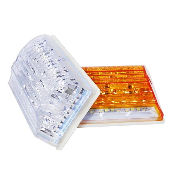 4 Parça ZS-6001 DC24V Araç Kamyon Yan Gösterge Lambası Sarı Işık - 3
