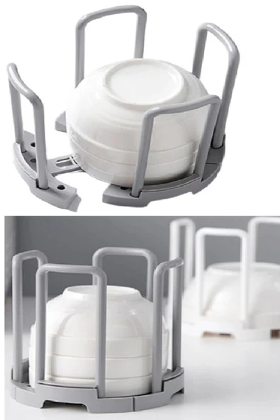 Bulaşık Kurutma Tutucu Tabak Bardak Kase Standı Mutfak Düzenleyici - 4