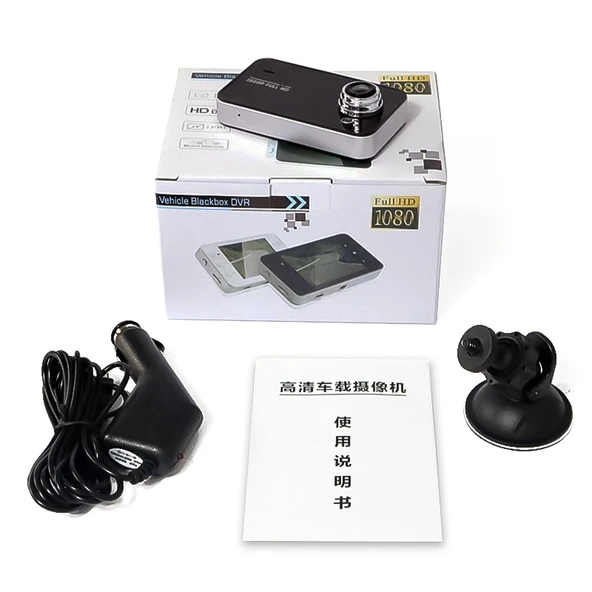 K6000 2.3 İnç 90 Derece Geniş Açı Full HD 720P Araç Kamerası TF Kart Destekli 32GB Maksimum Hareket Algılama 2 Gece Görüş Işığı - 8
