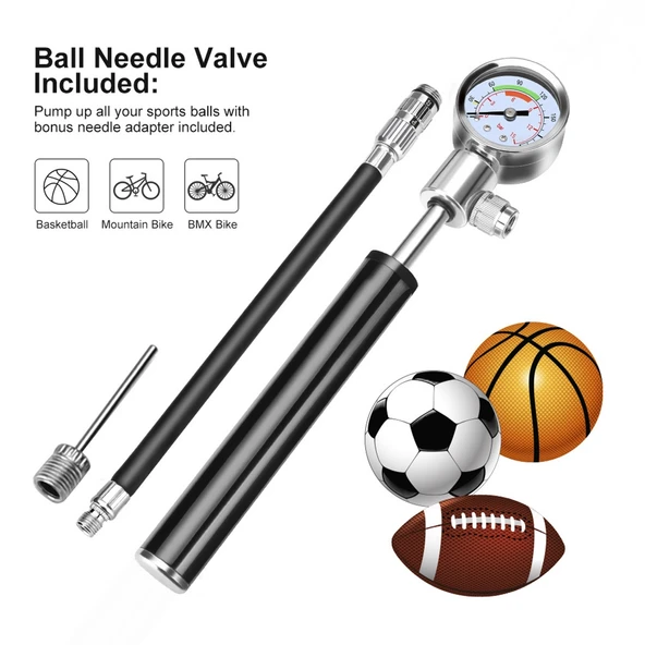 Taşınabilir Yüksek Basınçlı Mini Dağ Bisikleti Pompası ve Yapıştırıcısız Lastik Tamir Kutusu - 8