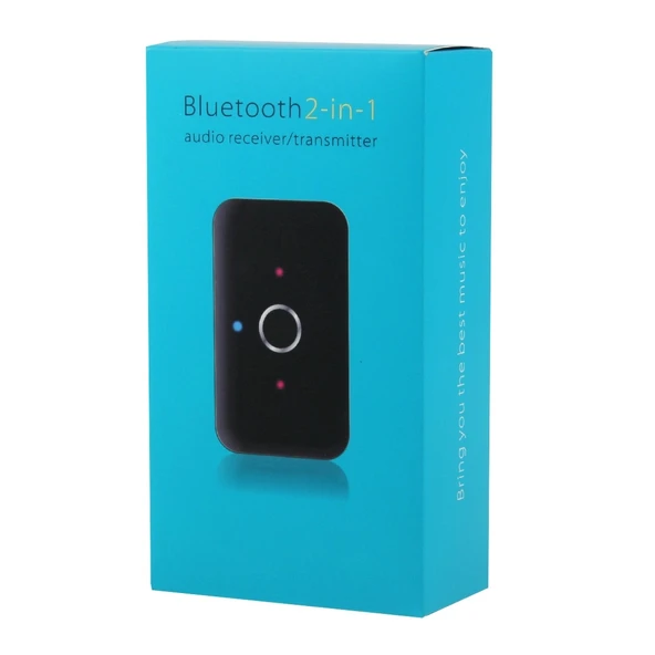 B6 Bluetooth 2'si 1 Arada Ses Alıcı Verici Müzik Adaptörü - 4